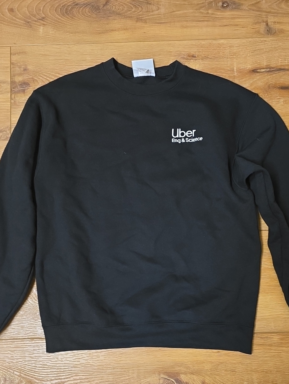 Champion Black Uber Eng & Science Crewneck Sweatshirt
